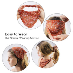 TOBATOBA breathable chiffon fabric keeps hair light and comfy
