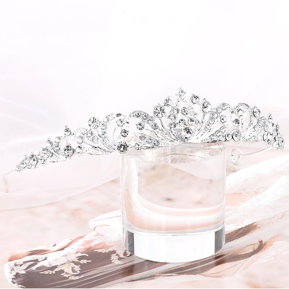 TOBATOBA tiara princesa detalles, realza peinados con elegancia.