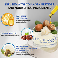 Ingredientes clave de Tobcharm: colágeno y ácido hialurónico para labios