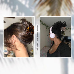 Tobeffect four-pack neutral color hair clips, versatile for many outfits