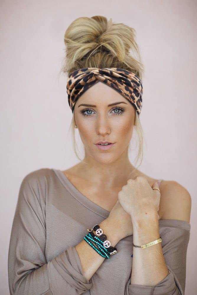 Tobeffect burnt orange headband for fall styling and activity