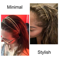 Tobeffect headbands worn with hair down offers versatile, sparkly style.