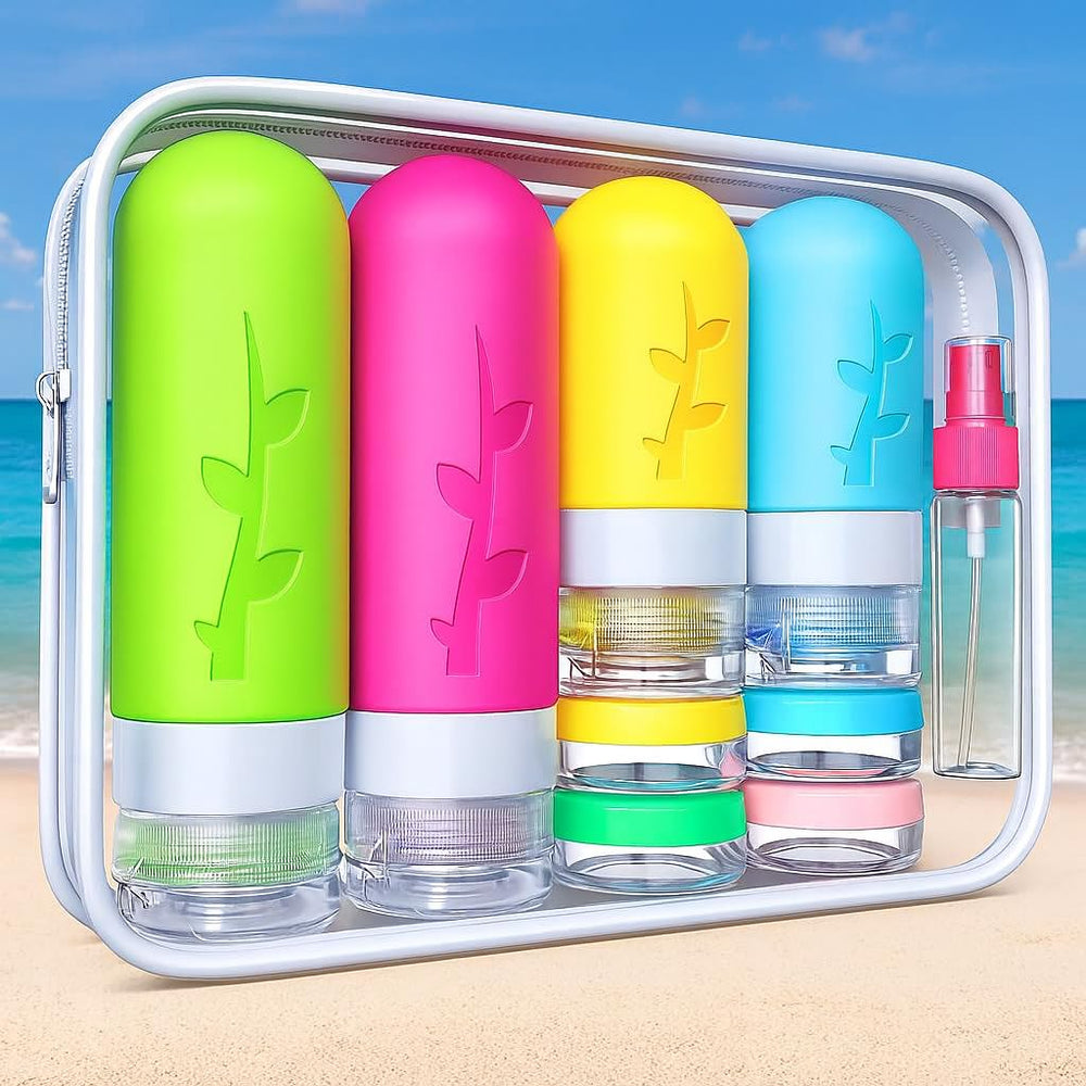 Tocelffe clear travel bag keeps toiletries visible and accessible on the go