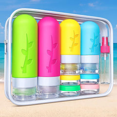 Tocelffe clear travel bag keeps toiletries visible and accessible on the go
