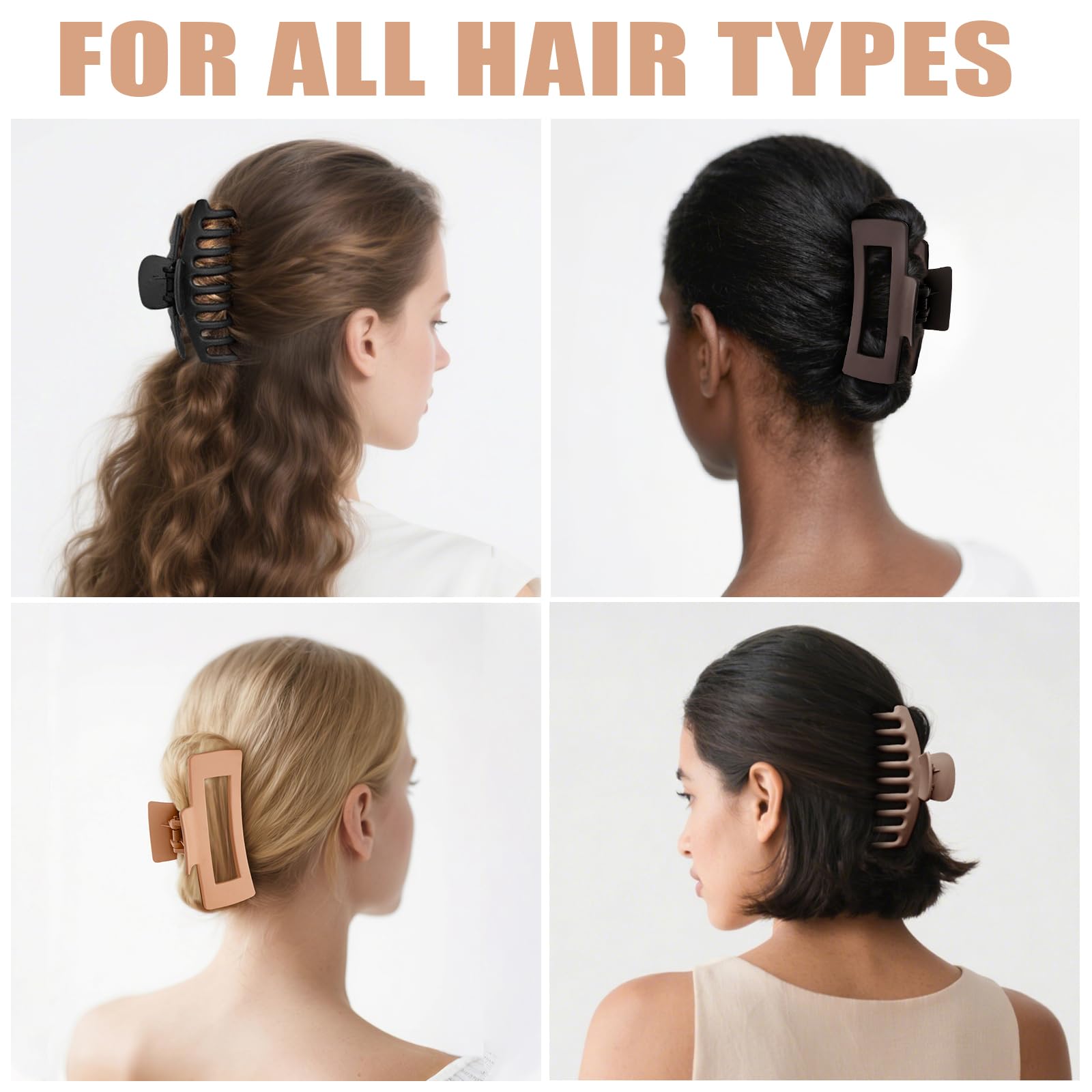 TOCESS ganchos grandes para cabello durabilidad y comodidad en un accesorio.