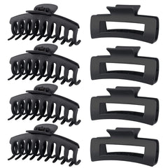 TOCESS pinza pelo grande negra, agarre firme para cabello grueso