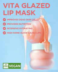 TOCOBO mascarilla labial glaseada Vita espátula incluida para aplicar