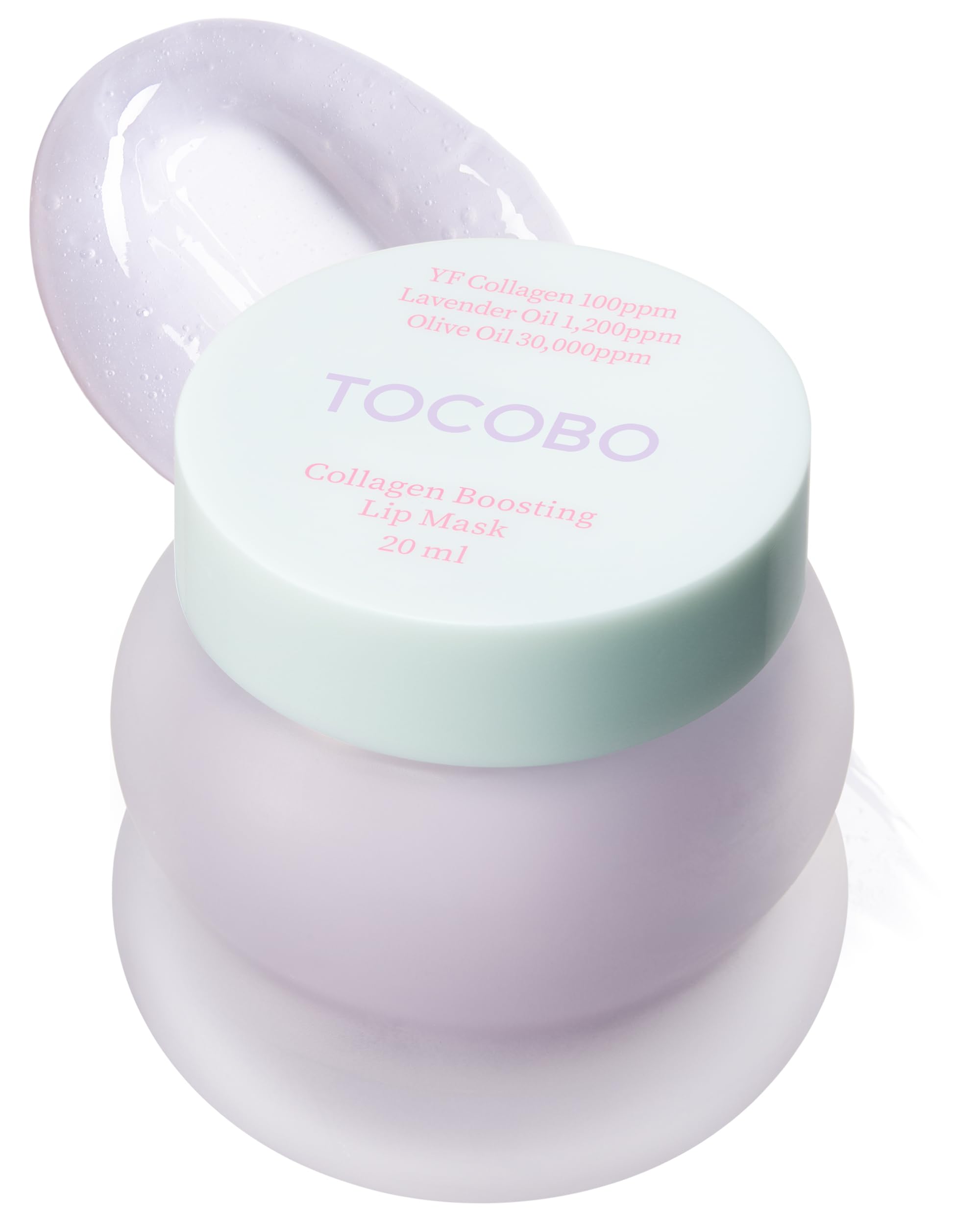 TOCOBO mascarilla labial con colágeno fermentado para despertar labios más suaves