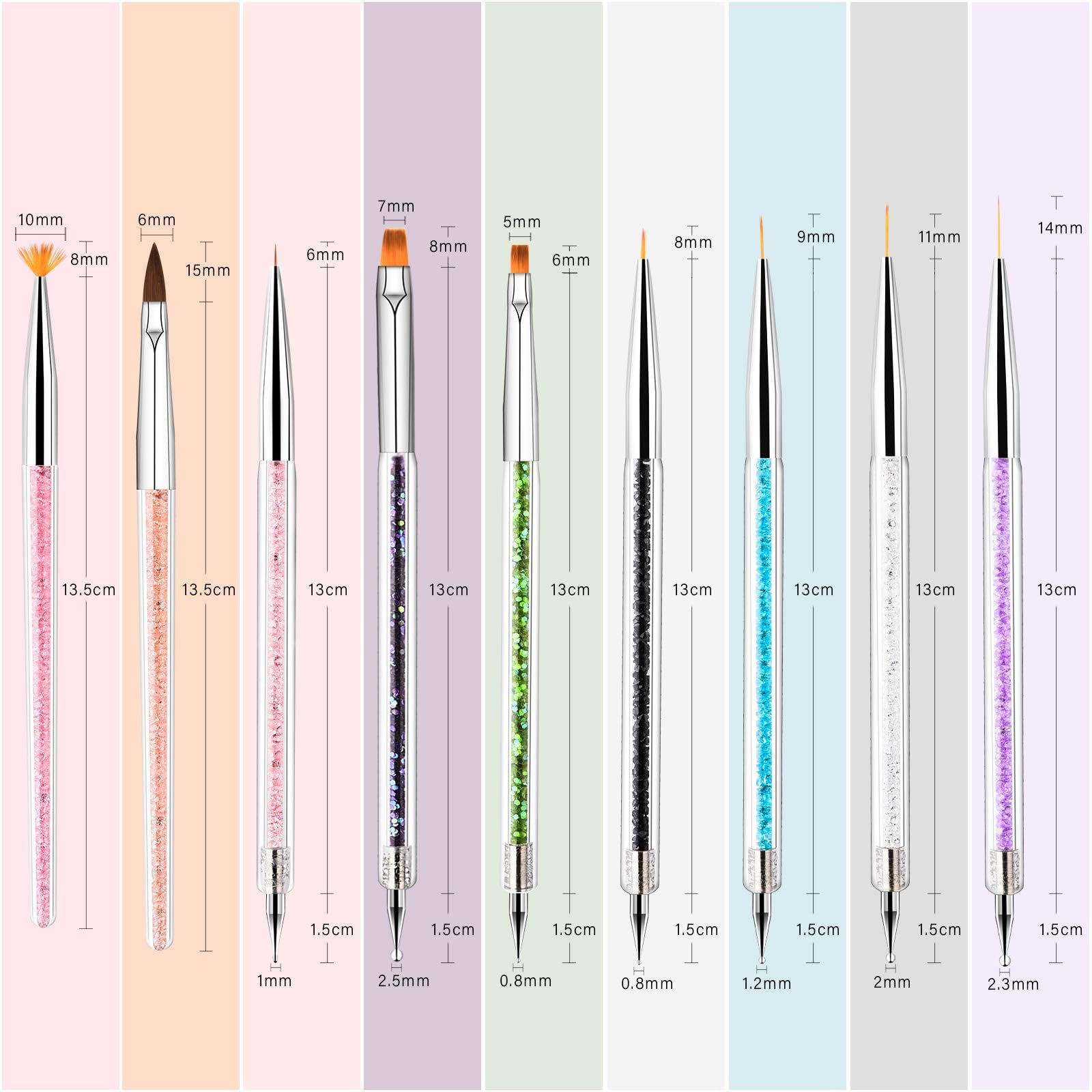TOCOLES double-ended design enables diverse patterns with one tool.