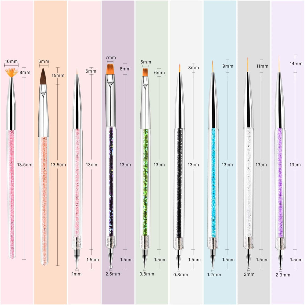TOCOLES double-ended design enables diverse patterns with one tool.
