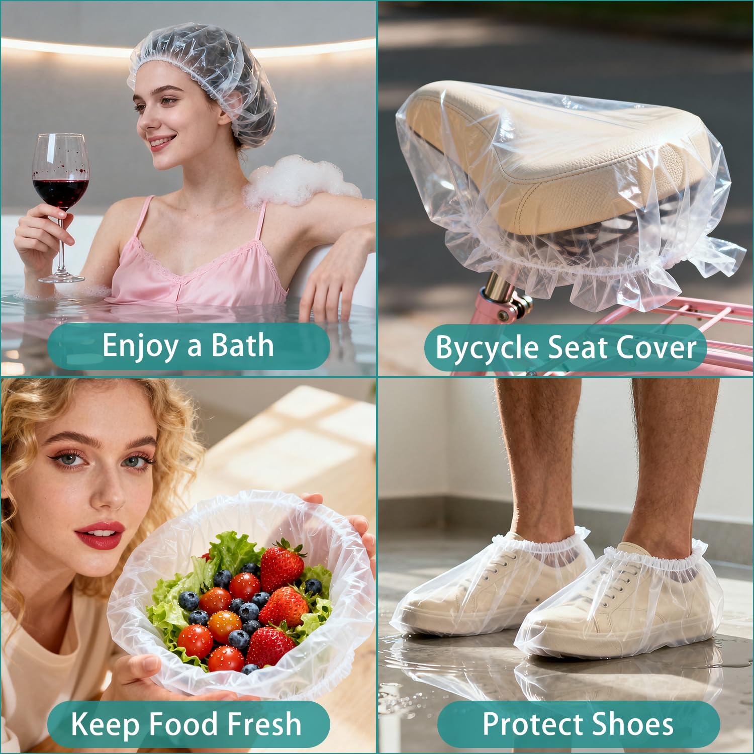 TodHeei multiuse cap protects hair during cooking and spa days.