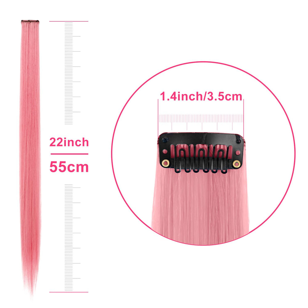 TOFAFA cosplay and party hair extensions pack for creative looks