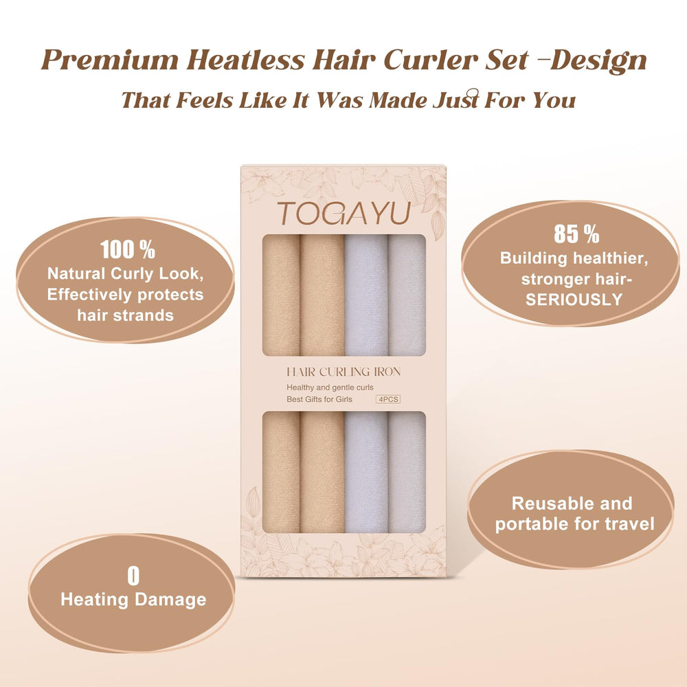 Togayu heart-shaped hook lock design keeps curls secure through the night