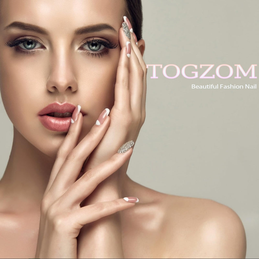TOGZOM uso diario de uñas postizas para manicura rápida