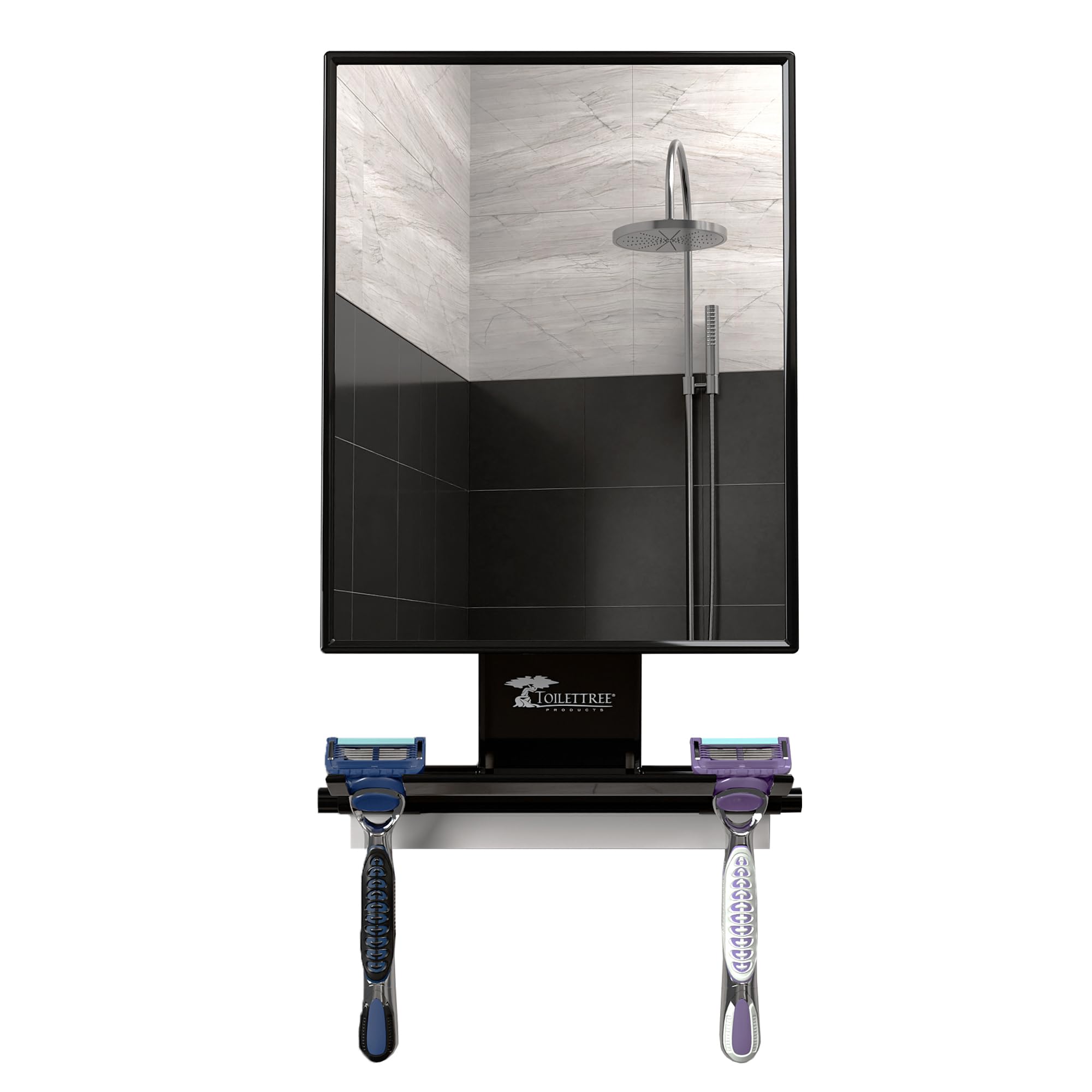 ToiletTree fogless shower mirror impact-resistant body for daily use