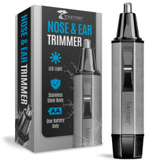 ToiletTree Nose Hair Trimmer with LED light for precise grooming