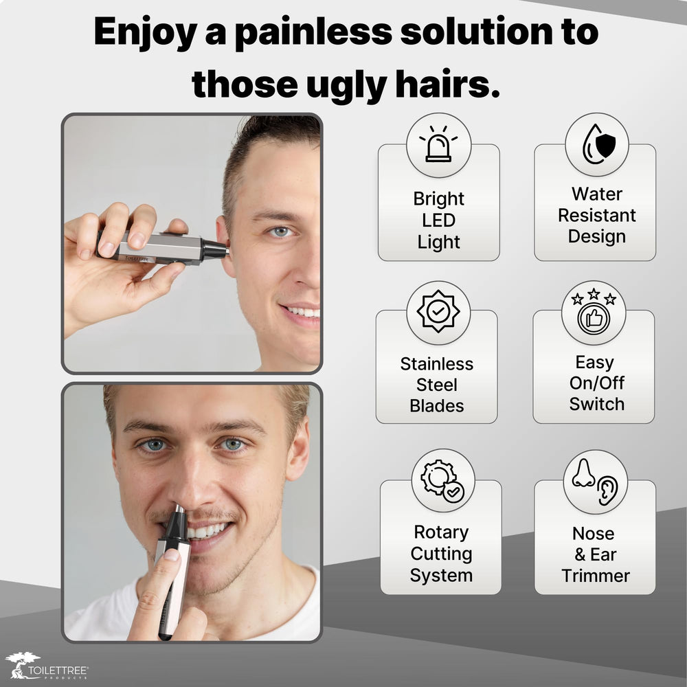 ToiletTree stainless steel trimmer demonstrates durable construction