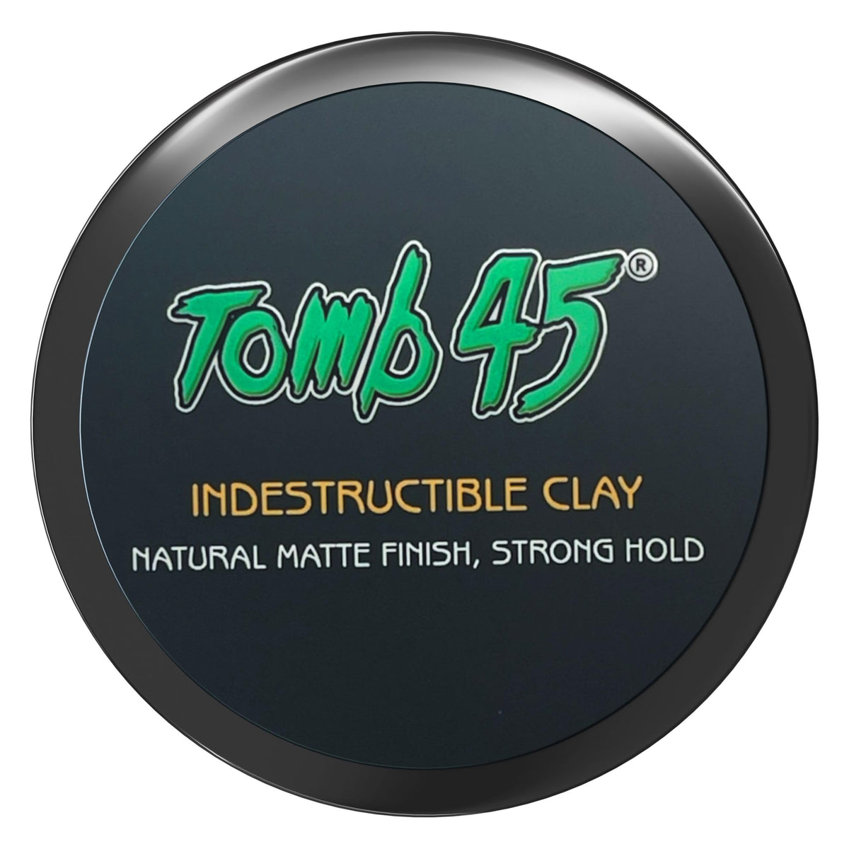 Tomb 45 Arcilla para cabello en envase, acabado mate natural y cómodo manejo.