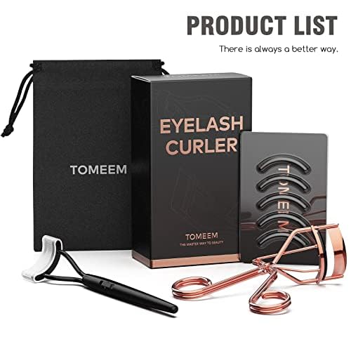 TOMEEM base-to-tip curl action creates a wide-awake look.