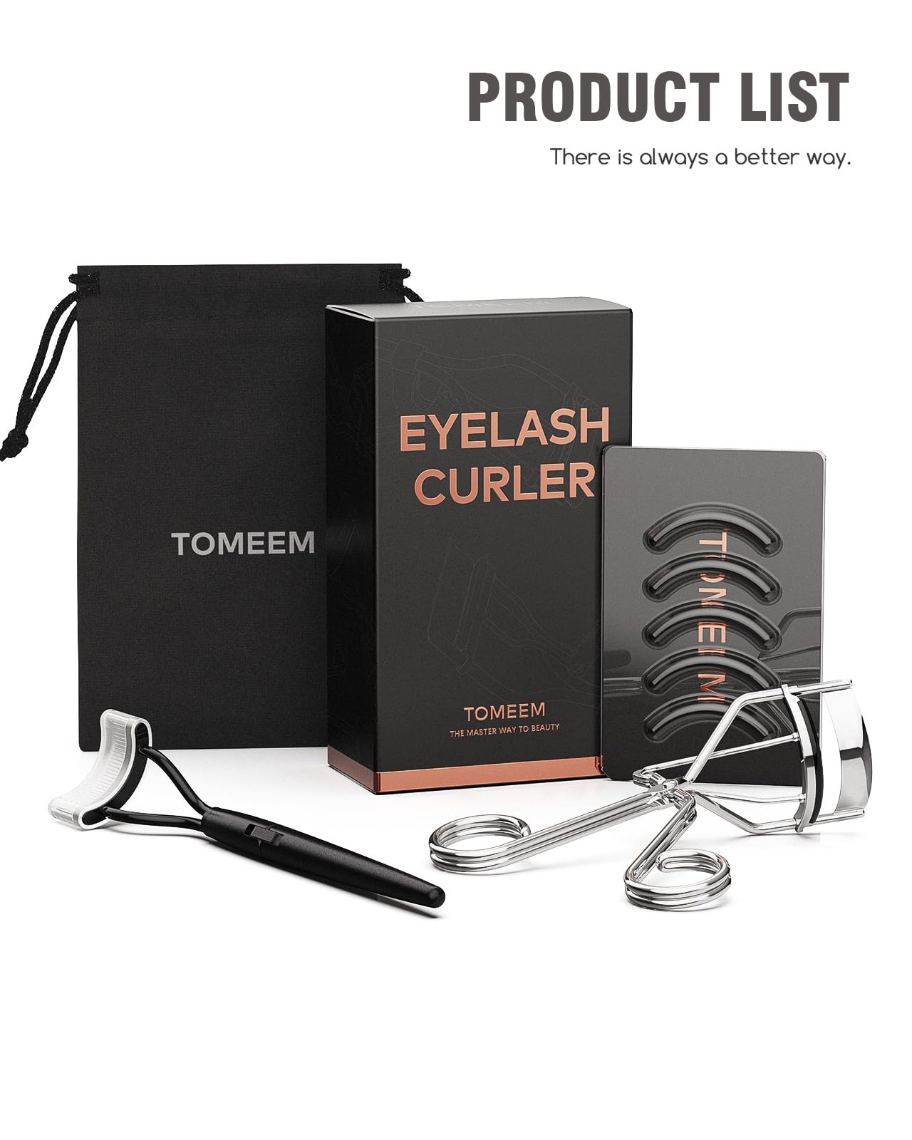 TOMEEM travel case with velvet cloth for secure on-the-go storage.