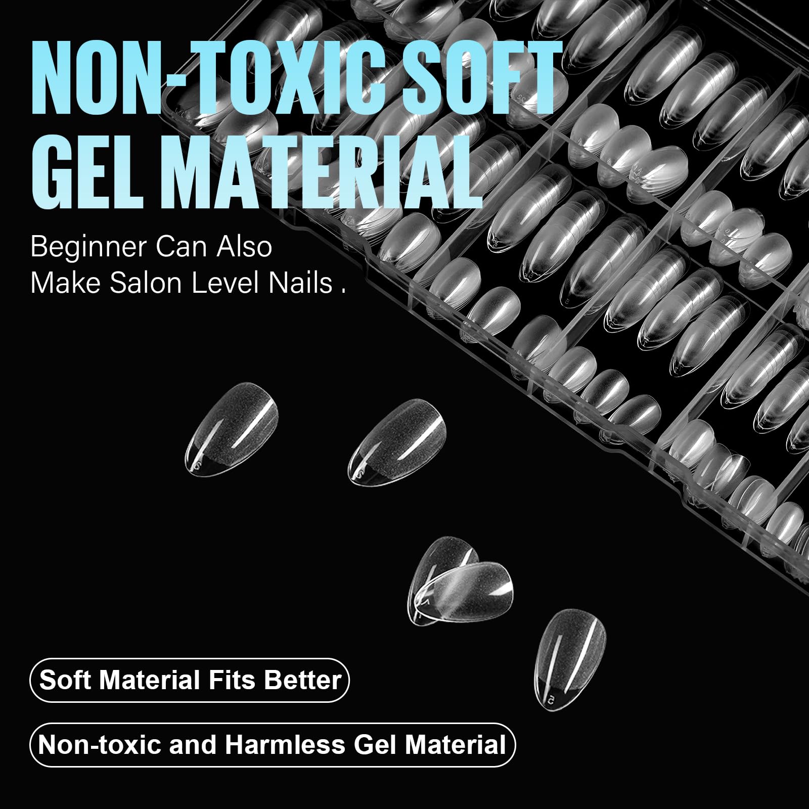 Compatibles con gel, esmalte y polvo de inmersión para estilos variados