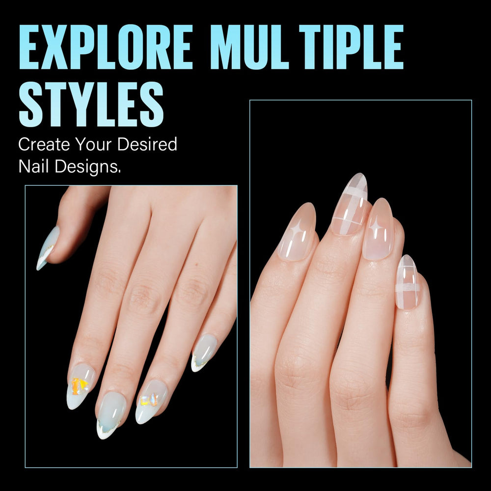 Clear TOMICCA tips ideal for color-first finishes and artwork