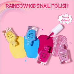 TOMICCA Kids Nail Polish, pincel fácil de usar para trazos limpios.