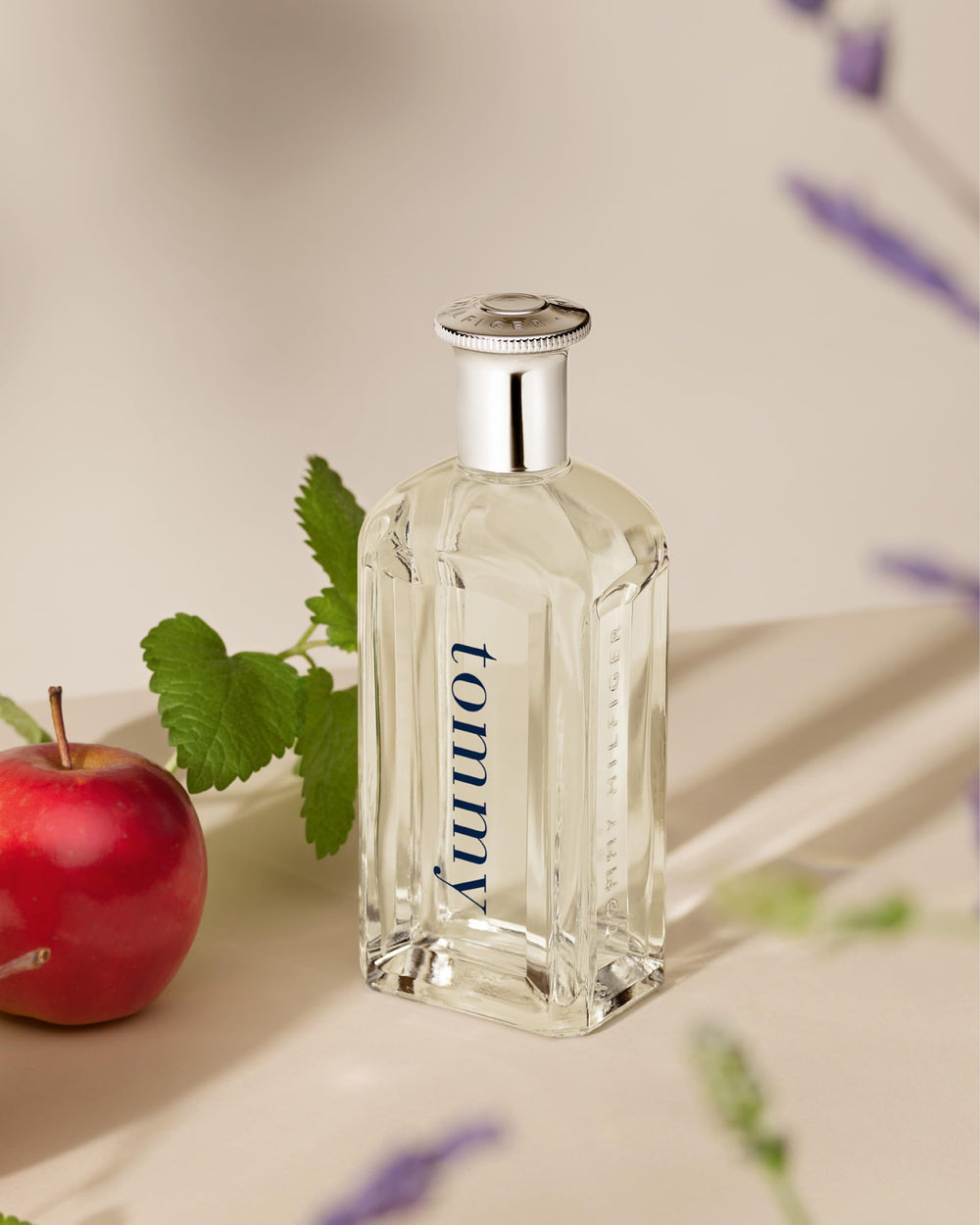 Box top view shows premium packaging for Tommy for Men.