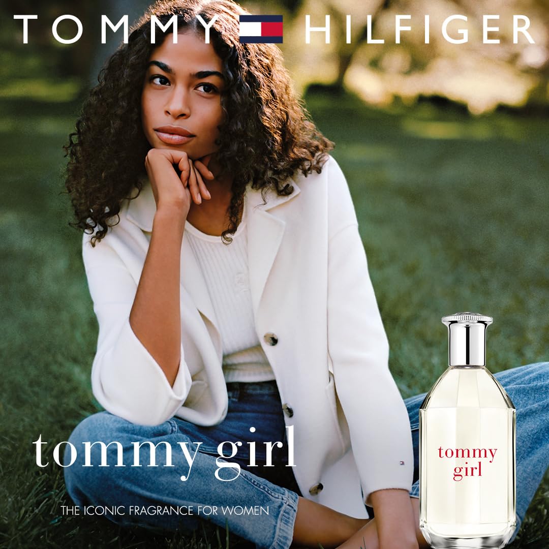 Tommy Hilfiger Tommy Girl EDT packaging detail highlights brand heritage and American style.