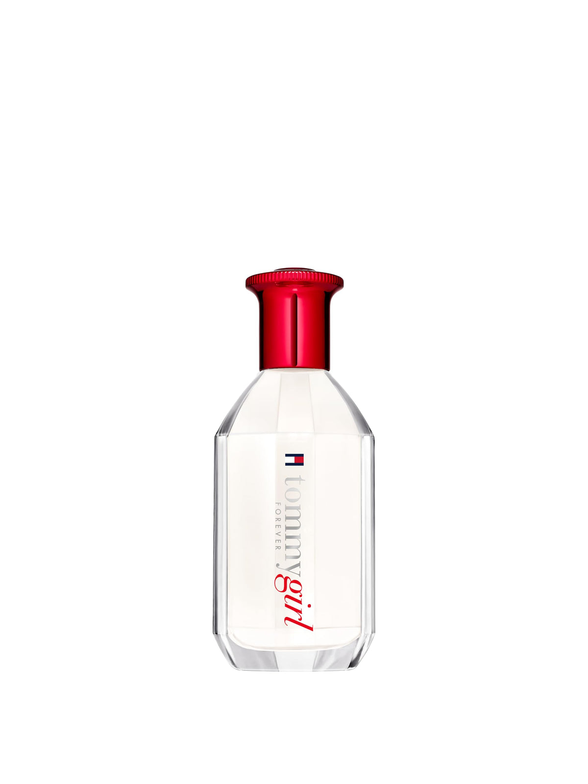 Tommy Hilfiger Tommy Girl Forever bottle pour highlights fresh bergamot and pear notes.