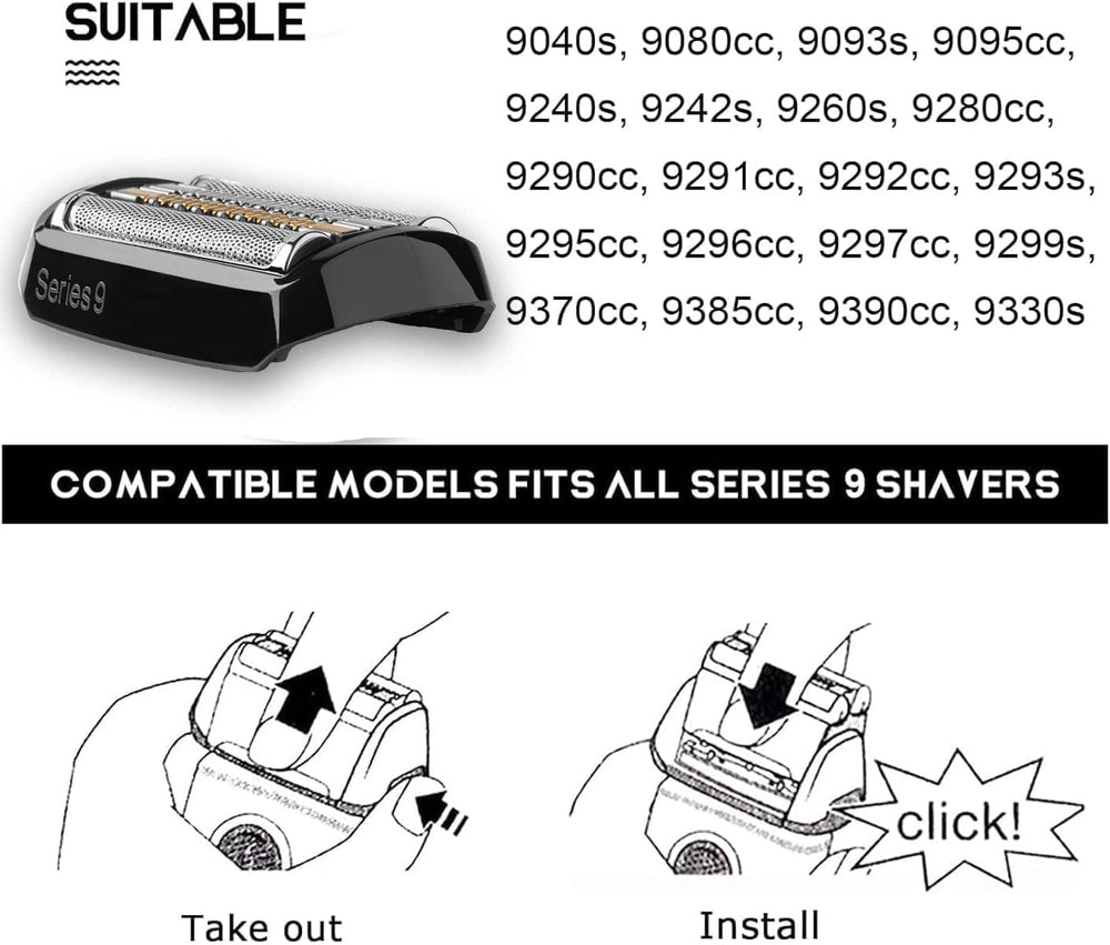 Tomorrow will be better Braun Series 9 replacement head delivers high-precision lifting and cutting.