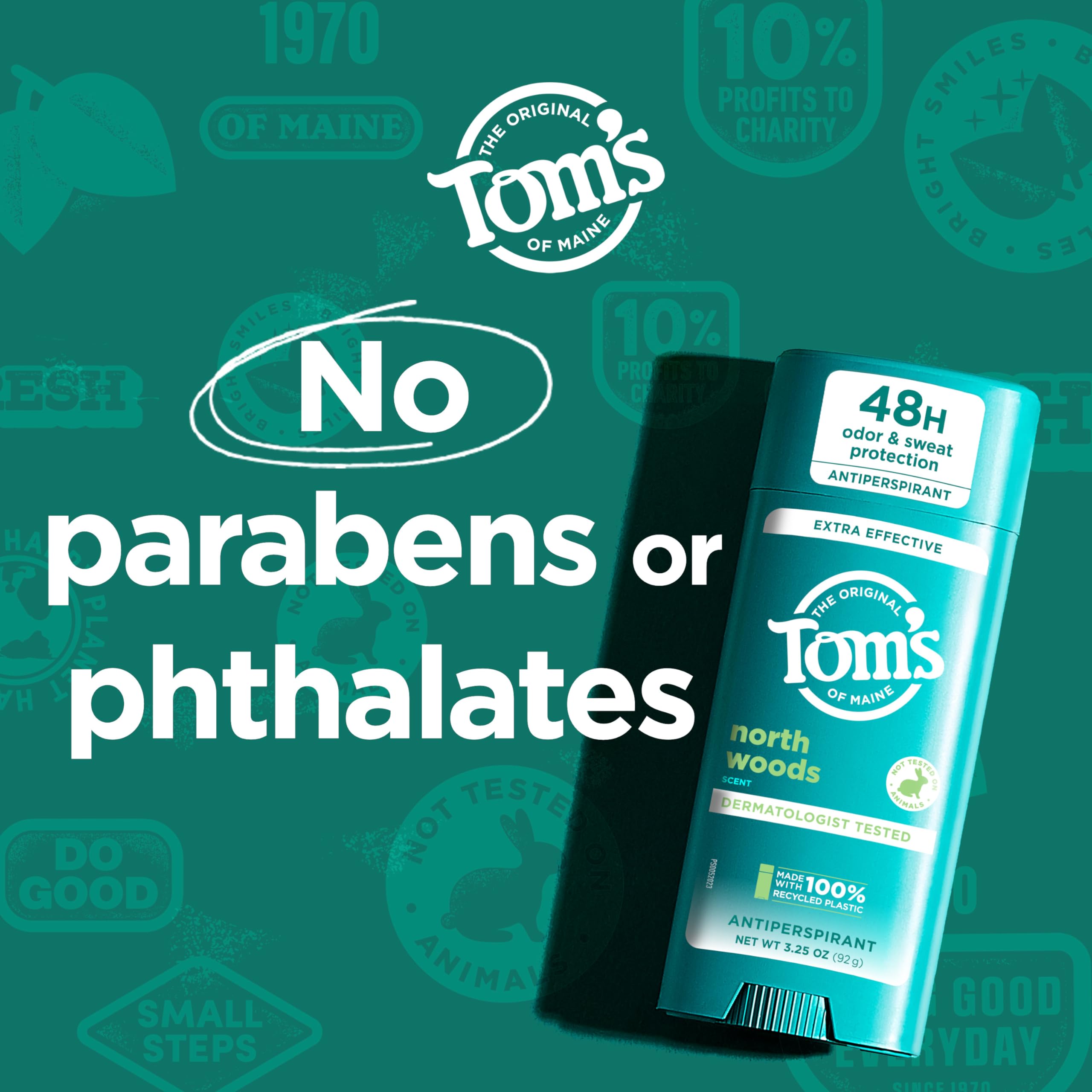 Tom's of Maine North Woods, seguridad dermatológica para uso diario.
