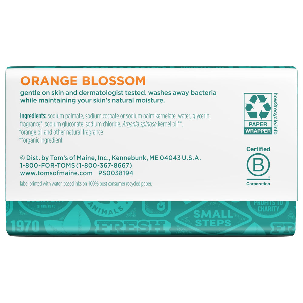 Ideal for daily showers with natural beauty bar from Tom's.