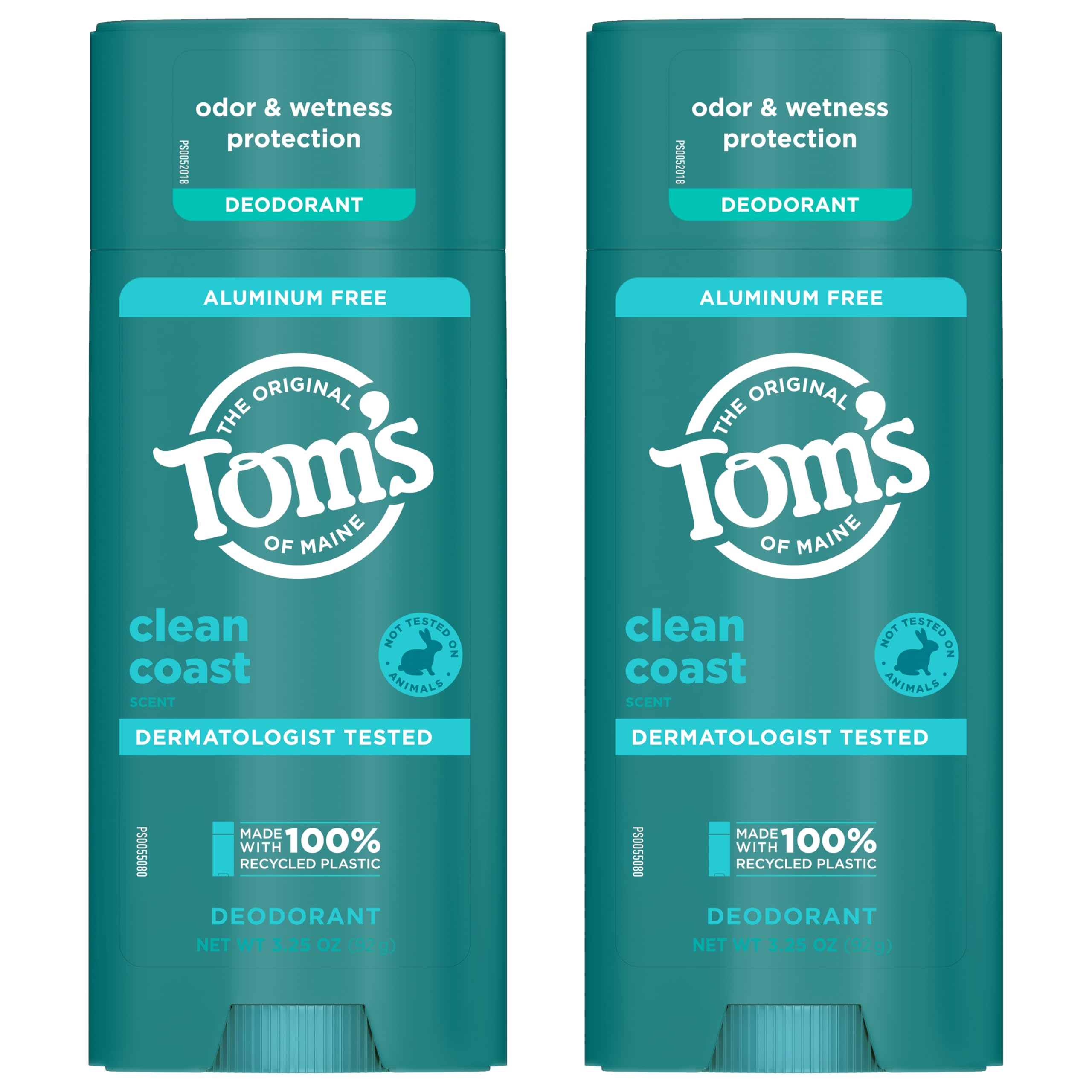 Tom’s of Maine Costa Limpia: paquete de dos unidades para llevar