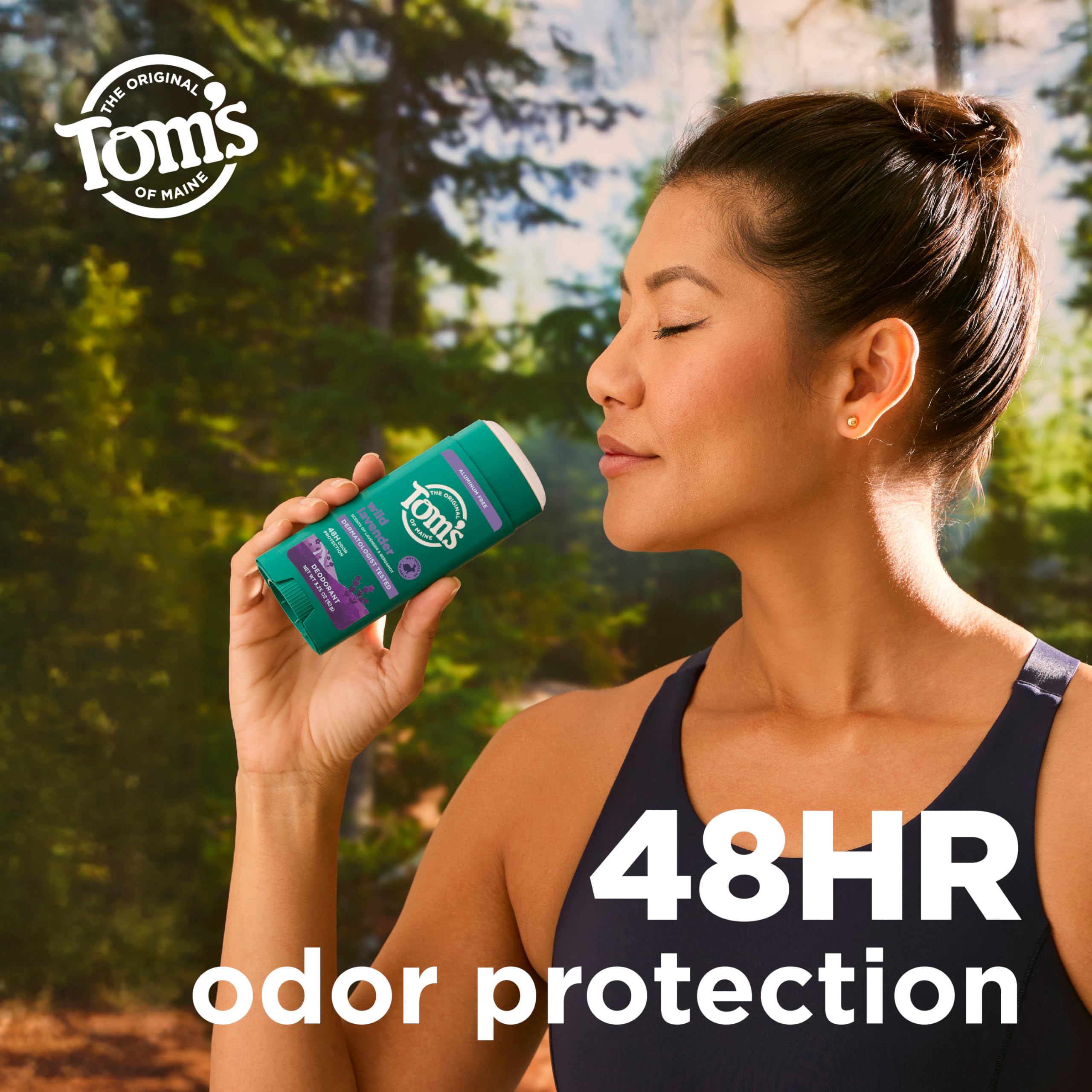 Tom’s of Maine Desodorante Lavanda, aplicación suave: desliza bien y mantiene sensación seca.