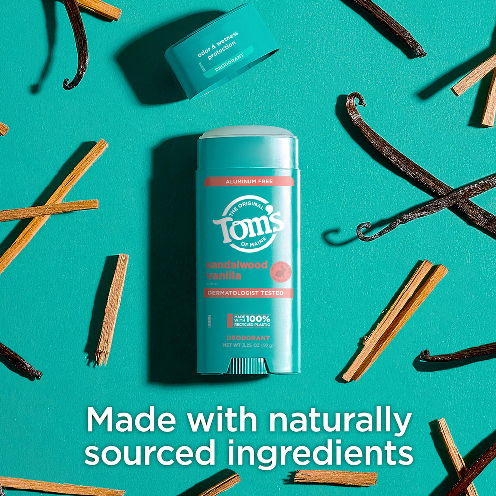 Desodorante sin aluminio Tom’s of Maine Sandalwood Vanilla