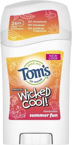 Wicked Cool packaging for kids deodorant by Tom's of Maine