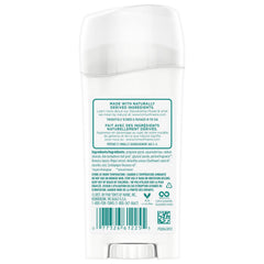 Top-view shot of Tom's of Maine Wild Lavender deodorant stick.