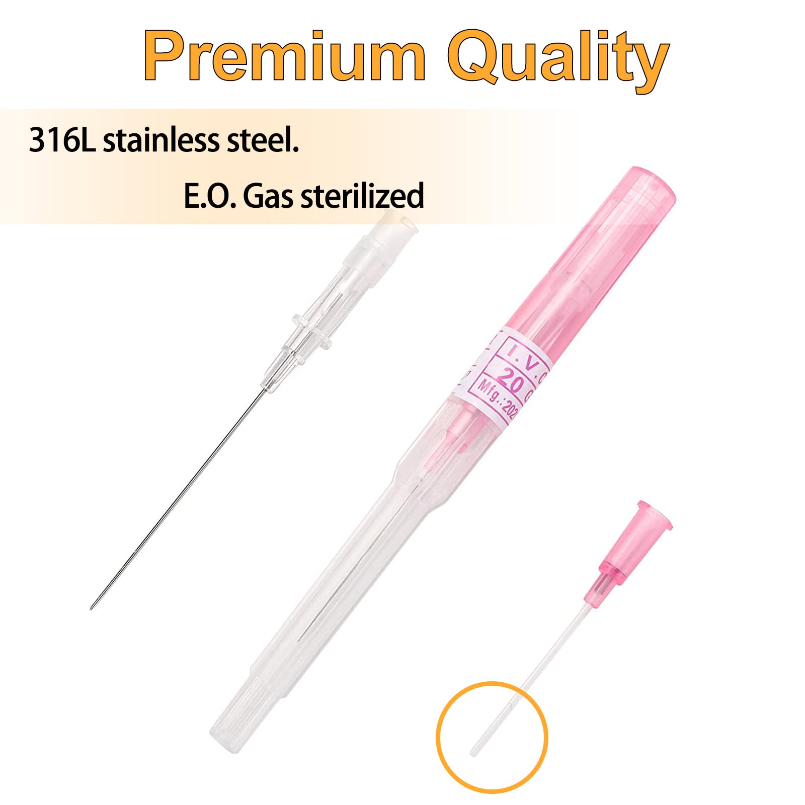 TONBAO easy-to-use disposable needles with sharp tips for clean starts.