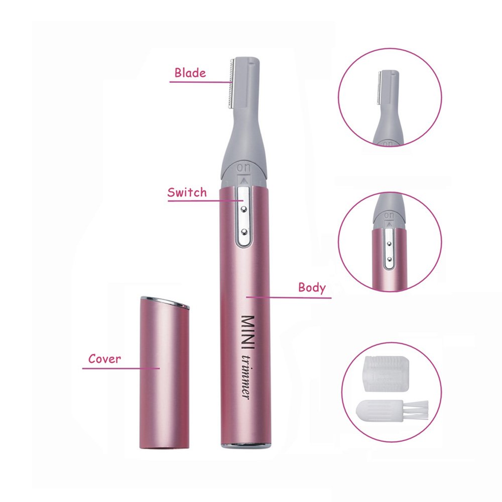 Tongtletech mini rotatable lady shaver underarm-remover for smooth underarms