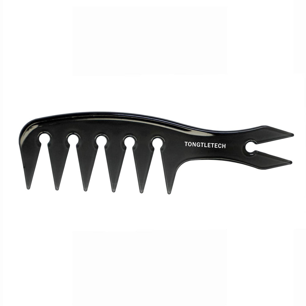 TONGTLETECH Texture Comb tail-teeth design enables precise sectioning and styling.