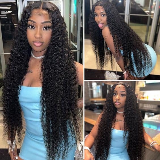 TONHONK 200 density deep wave wig delivers voluminous, vibrant texture.