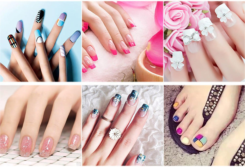Tonokails nail brush for cleaning residue during manicure sessions