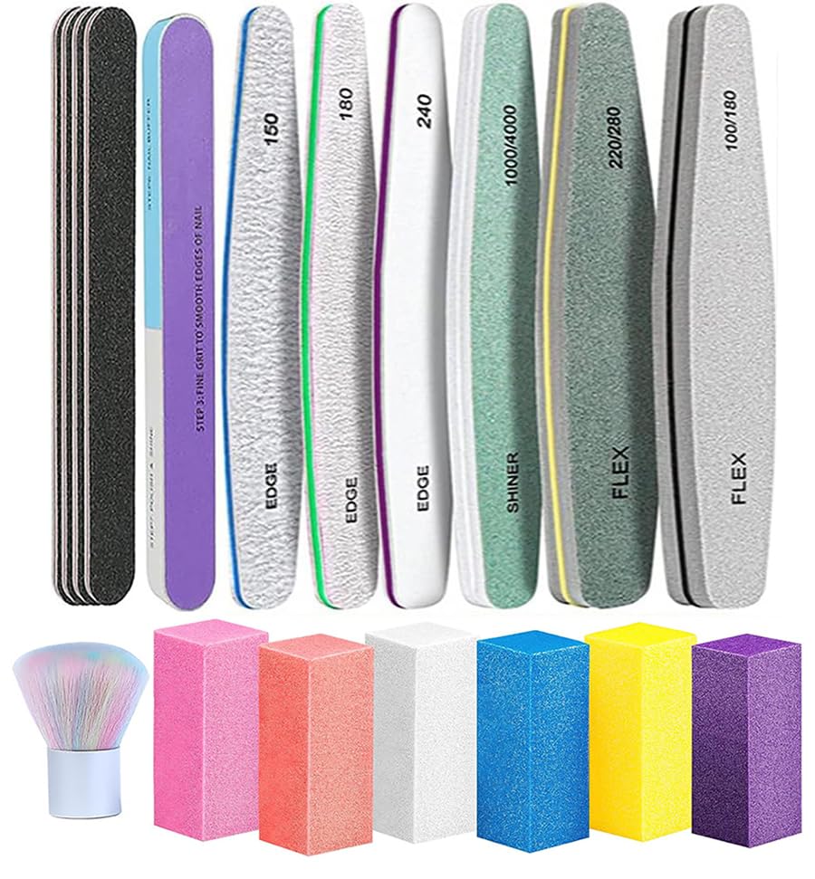 Tonokails double-sided nail files kit for precise shaping at home