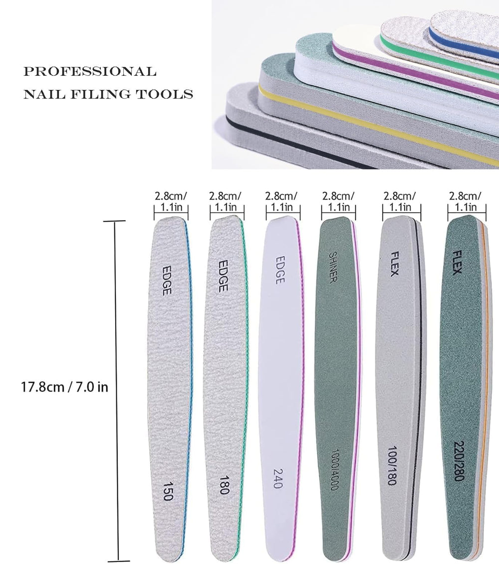 Tonokails seven-sided polished file for quick shape and shine