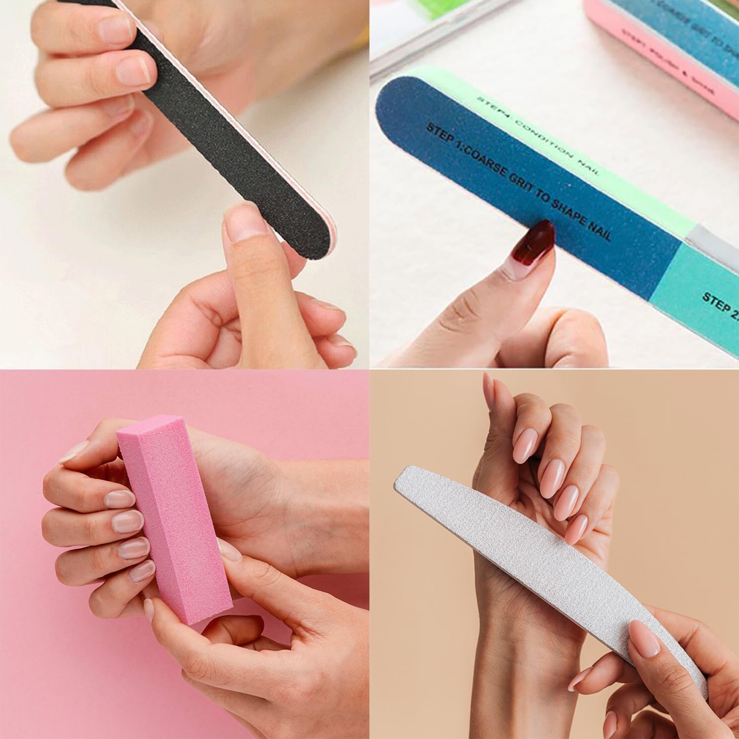 Tonokails straight nail files for precise length and edge trimming