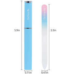 ToNewBe tempered glass file delivers chip-free nails and even edge control.