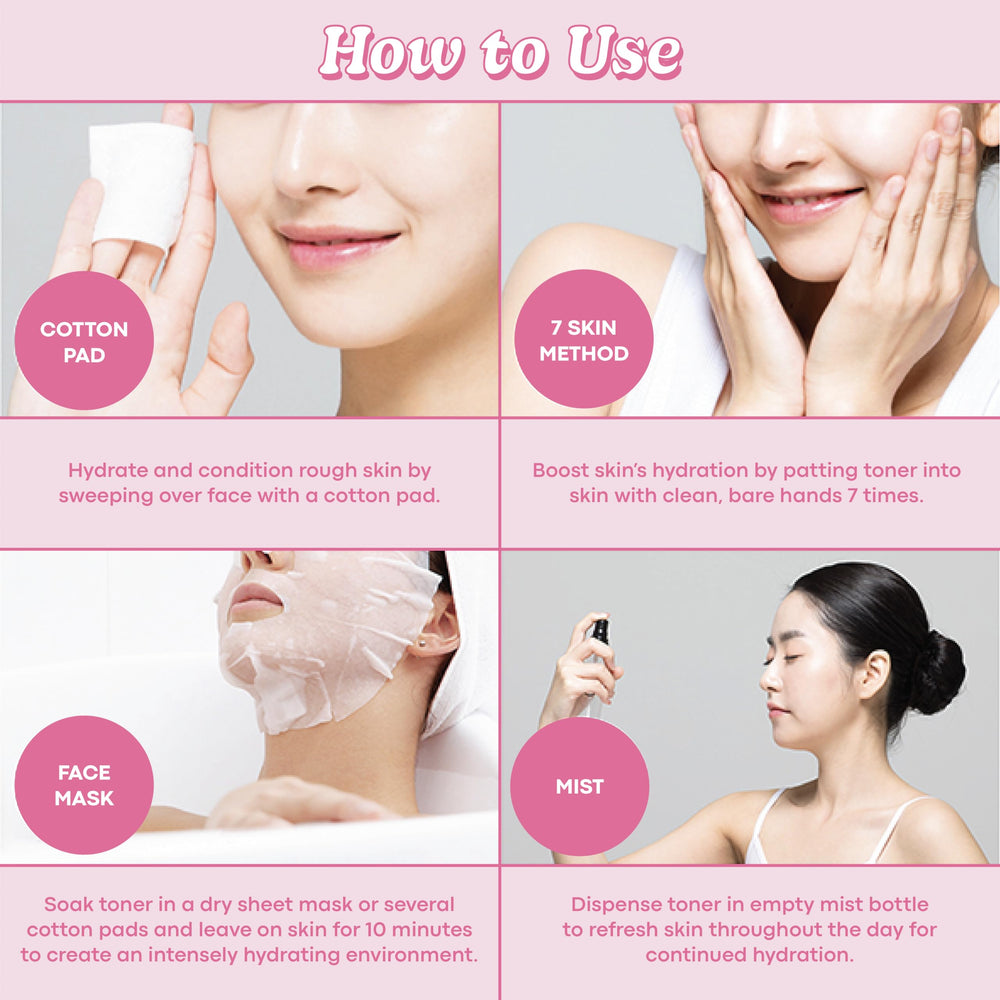 TONYMOLY Mochi Milky Toner mist bottle for refreshing midday hydration.