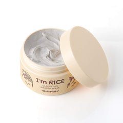 TONYMOLY Máscara de Arroz: textura arcilla Kaolin para limpieza profunda de poros.