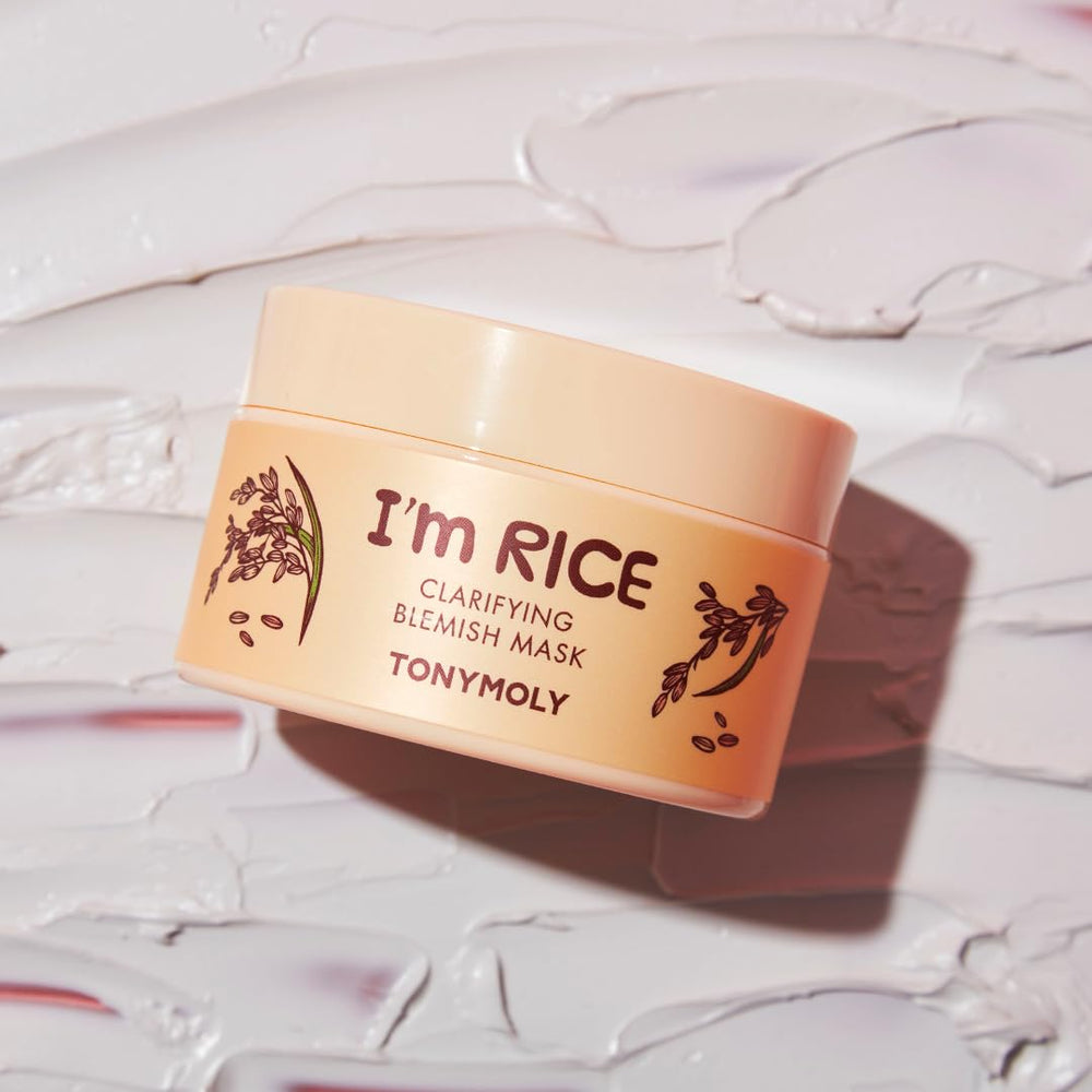 TONYMOLY Máscara de Arroz: arroz fermentado para calmar irritación y brillo suave.